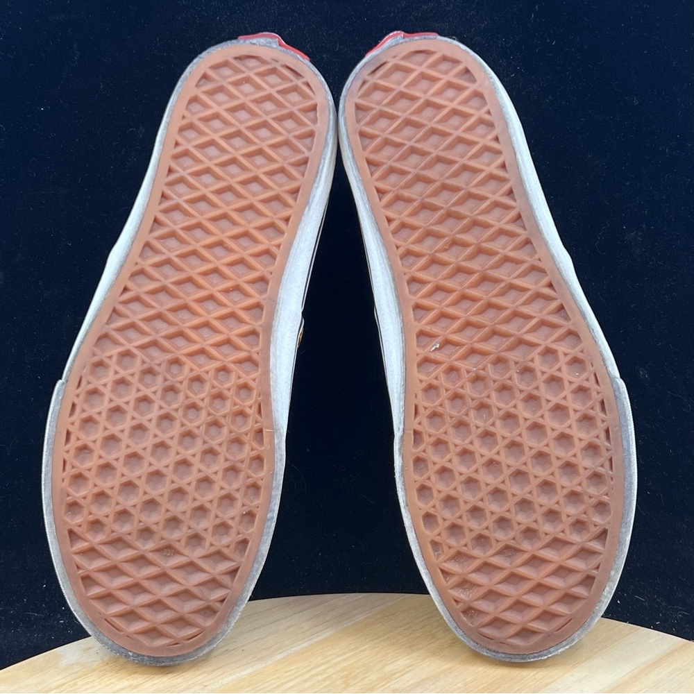 Vans Classic Lace Up Orange/Black Animal Print Women’s Size 6.5 - Picture 9 of 10